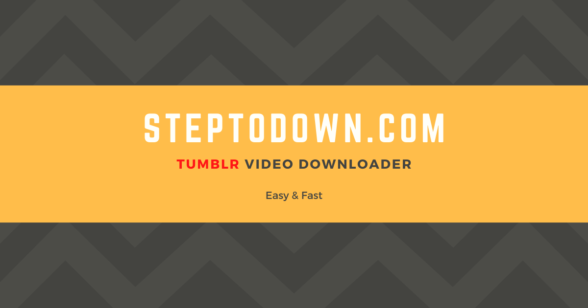 Tumblr video downloader - Davapps